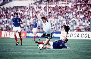 Images Dated 17th June 1982: Northern Ireland 0 Yugoslavia 0 World Cup 1982 football Norman Whiteside
