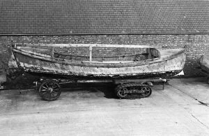 The Northumberland lifeboat Lizzie Porter, which entered service at Holy Island in 1909