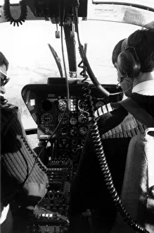 Images Dated 17th March 1990: The Northumbria Police Air Support Unit MBB Bolkow BO105 helicopter on patrol