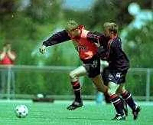 Norway training session World Cup 1998 World Cup France 1998 football Norway training session World Cup 1998 World Cup France 1998 football