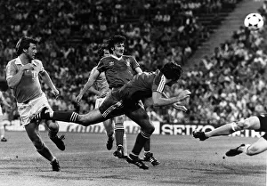 Nottingham Forest forward Trevor Francis scores the games only goal with a diving header Nottingham Forest forward Trevor Francis scores the games only goal with a diving header