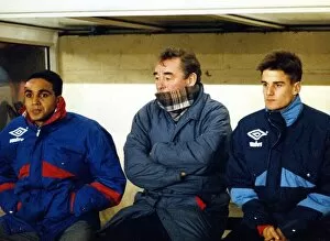 Nottingham Forest manger Brian Clough on the bench circa 30 December 1992