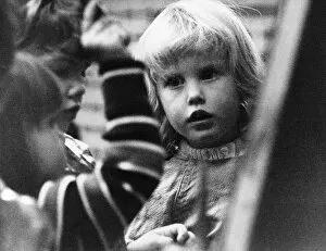 Nursery Child, Amanda Fletcher, playing, October 1978
