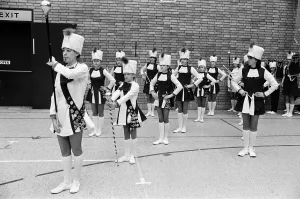 00786 Gallery: Oakes Majorette Corps, on their first outing of the season