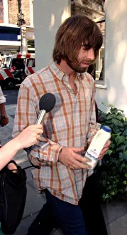 Oasis lead singer Liam Gallagher pops out to get some milk in St Johns Wood Oasis lead singer Liam Gallagher pops out to get some milk in St Johns Wood