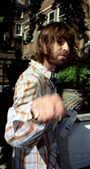 Oasis lead singer Liam Gallagher pops out to get some milk in St Johns Wood Oasis lead singer Liam Gallagher pops out to get some milk in St Johns Wood