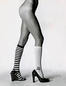 Odd Socks.Hoops designed by Mary Quant from Fifth Avenue
