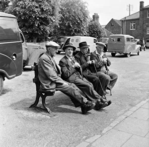 Old Age Pensioners in Tring, Hertfordshire. 4th July 1955 Old Age Pensioners in Tring, Hertfordshire. 4th July 1955