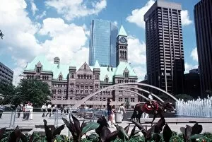 Images Dated 20th October 1976: The old city hall in central Toronto in Ontario Canada