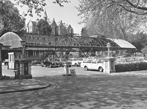 The old Torquay coach station shelter being dismantled in May 1971 The old Torquay coach station shelter being dismantled in May 1971