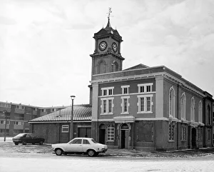 Old Town Hall at St Hilda, Middlesbrough, 12th January 1981 Old Town Hall at St Hilda, Middlesbrough, 12th January 1981
