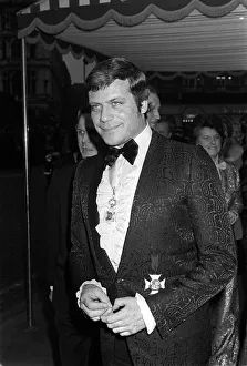 Oliver Reed March 1974 arrives for the Royal Premiere of the Three Musketeers at Oliver Reed March 1974 arrives for the Royal Premiere of the Three Musketeers at
