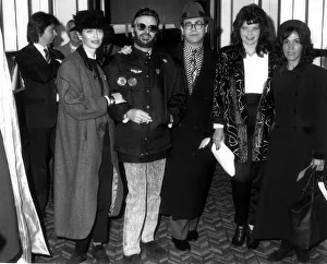 Olivia Harrison, wife of former Beatle George Harrison, off to a party with Ringo Starr Olivia Harrison, wife of former Beatle George Harrison, off to a party with Ringo Starr
