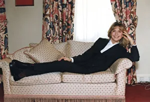 01478 Gallery: Olivia Newton-John smiling during interview in London hotel - January 1995