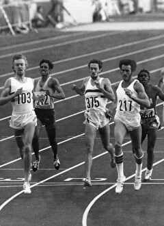 Images Dated 24th July 1976: Olympic Games 1976 The first semi final of the 800m left to right Ivo Vandamme