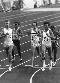 Olympic Games 1976 The first semi final of the 800m left to right Ivo Vandamme Olympic Games 1976 The first semi final of the 800m left to right Ivo Vandamme
