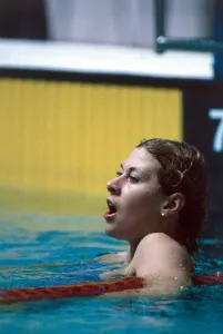 Olympic Games 1980 Moscow Sharron Davies Swimmer Olympic Games 1980 Moscow Sharron Davies Swimmer