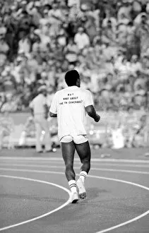 Images Dated 9th August 1984: Olympic Games 1984 Los Angeles USA Daley Thompson Athletic August 1984