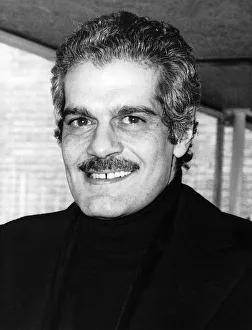 Images Dated 1st February 1974: Omar Sharif Actor at London heathrow airport after flying in from Paris to play the part