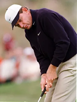 Open Golf Championship Birkdale 1998 Nick Price with a putt at the ninth Open Golf Championship Birkdale 1998 Nick Price with a putt at the ninth