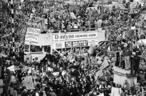 Open Top Parade in Southampton after FA Cup Final Win, Southampton 1-0 Manchester United Open Top Parade in Southampton after FA Cup Final Win, Southampton 1-0 Manchester United