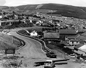 Not open yet, the new section of roadway from Williamstown to Tonypandy Not open yet, the new section of roadway from Williamstown to Tonypandy