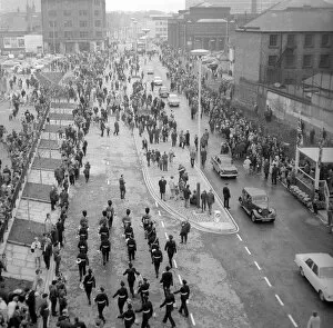 Images Dated 6th May 1970: The opening of John Dobson street in Newcastle on Wednesday, May 6, 1970