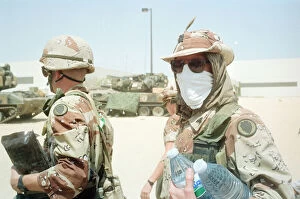 Images Dated 27th August 1990: Operation Desert Shield, US Military forcesin the Middle East, August 1990