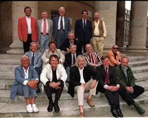 Images Dated 12th July 1997: The original 1967 line up of Radio One Djs 1997 at the All Souls Church next to