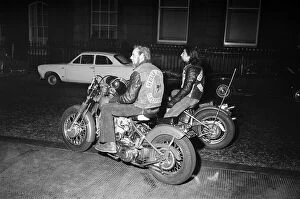 Two of the original San Francisco Hell's Angels in London