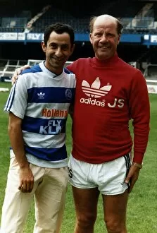 Images Dated 5th November 1996: Ossie Ardiles Former manager of Tottenham Hotspurs FC with Jim Smith Manager of Derby