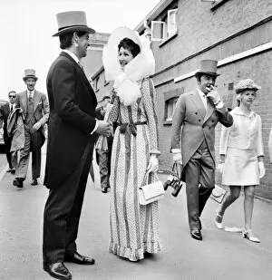 Images Dated 16th June 1970: Oversized hats on display on the first day of Royal Ascot June 1970 70-05824-001