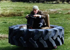 Bill Owen British Actor stars in the BBC TV series ' Last of the Summer Wine " Bill Owen British Actor stars in the BBC TV series ' Last of the Summer Wine "