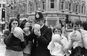The Oxford Street Association staged a party for over 5000 children ahead of the Royal The Oxford Street Association staged a party for over 5000 children ahead of the Royal