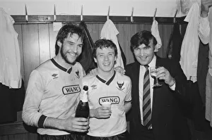 00244 Gallery: Oxford United v Aston Villa League Cup semi final 2nd leg match at Manor Park March 1986