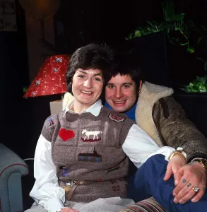 Ozzy Osbourne lead singer with Black Sabbath seen here with his wife Sharon Ozzy Osbourne lead singer with Black Sabbath seen here with his wife Sharon