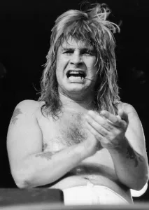 Images Dated 3rd August 1981: Ozzy Osbourne singer with Black Sabbath pop rock group in August 1981