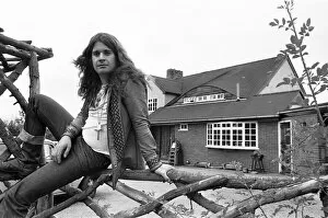 Images Dated 19th August 1978: Ozzy Osbourne singer with the Heavy Metal band Black Sabbath seen here at home in his
