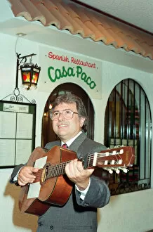 Images Dated 26th September 1990: Paco Bueno, owner of the Casa Paco Spanish restaurant, Fletchers Walk, Birmingham