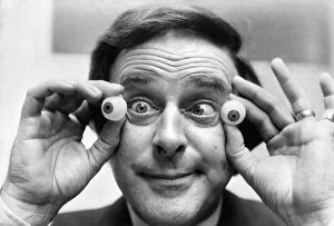 Two pairs of Irish eyes are smiling. The ones on the inside belong to Terry Wogan