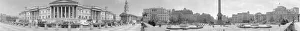 Panoramic view of Trafalgar Square 13th June 1984 Panoramic view of Trafalgar Square 13th June 1984
