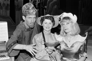Pantomime rehearsals for Aladdin. Teesside, December 1985 Pantomime rehearsals for Aladdin. Teesside, December 1985