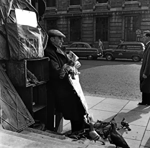 Paper seller John Townsend has been selling papers outside St Martin-in-the-Fields for a Paper seller John Townsend has been selling papers outside St Martin-in-the-Fields for a