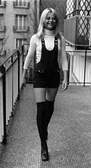 Images Dated 28th January 1971: Paris Fashion 'Shorts and the French Girl'Model wearing short