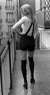 Images Dated 28th January 1971: Paris Fashion 'Shorts and the French Girl'Model wearing short