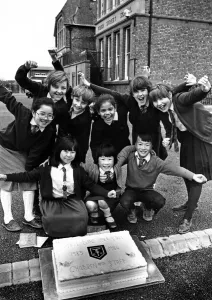 Party time for children from Tiber Street School, Toxteth Party time for children from Tiber Street School, Toxteth
