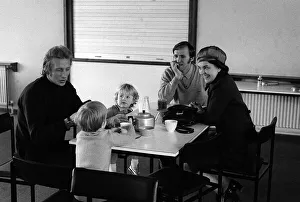 Images Dated 16th June 1971: Pat Crerand and Denis Law with Mrs OFarrell June 1971 wife of Frank OFarrell