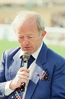 Images Dated 27th August 1995: Paul Daniels, magician, opens the charity race day at Redcar, Tees Valley