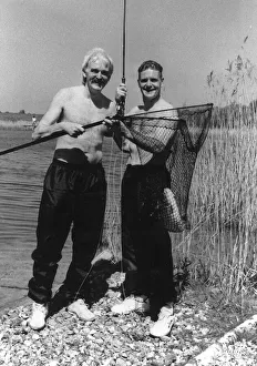 Paul Gascoigne out on a fishing trip circa 1990 Paul Gascoigne out on a fishing trip circa 1990