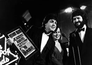 Images Dated 26th February 1980: Paul McCartney former singer with The Beatles and wife Linda McCartney at the Daily